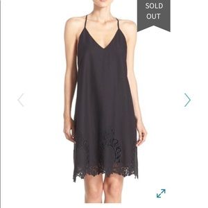 Nwt black floral Nordstrom dress